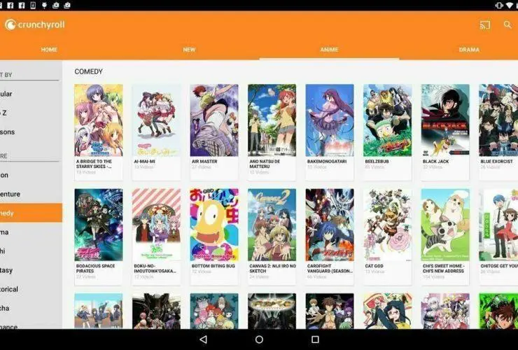 Perbandingan situs streaming anime gratis