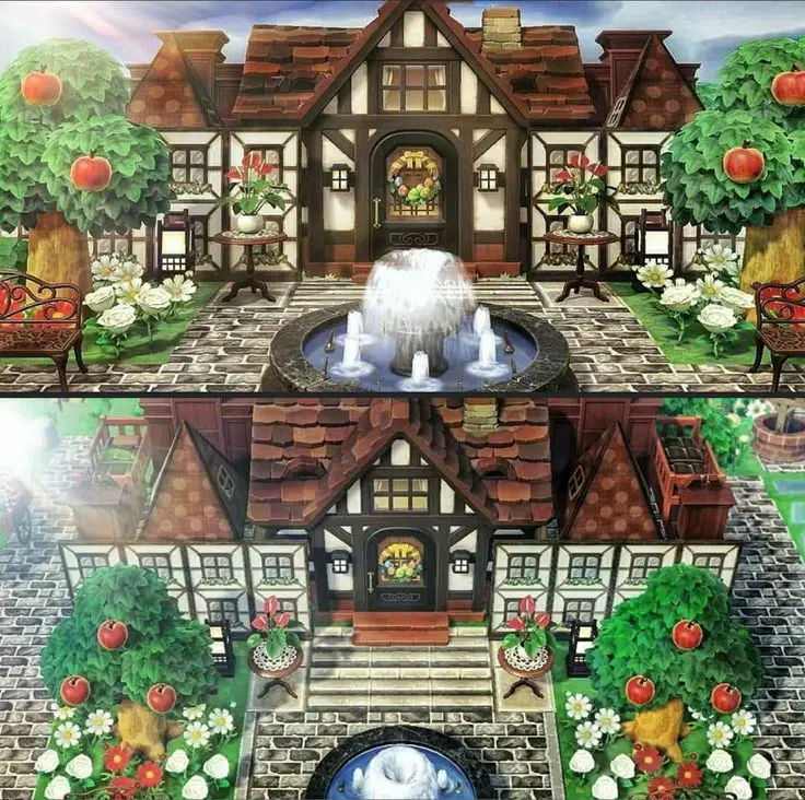 Gambar rumah di Animal Crossing City Folk