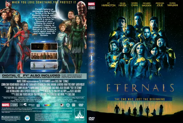 DVD atau keping Blu-ray film Eternal