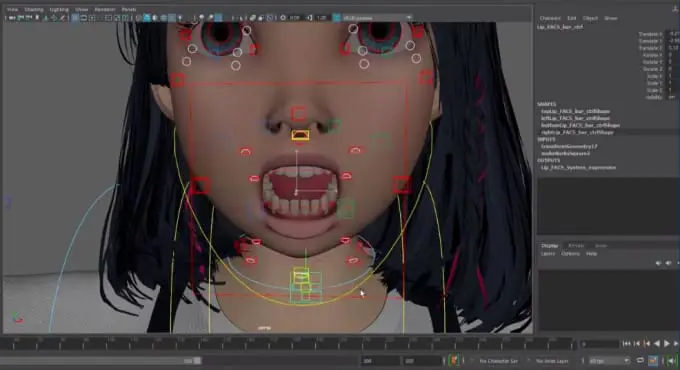 Proses rigging karakter anime di Blender