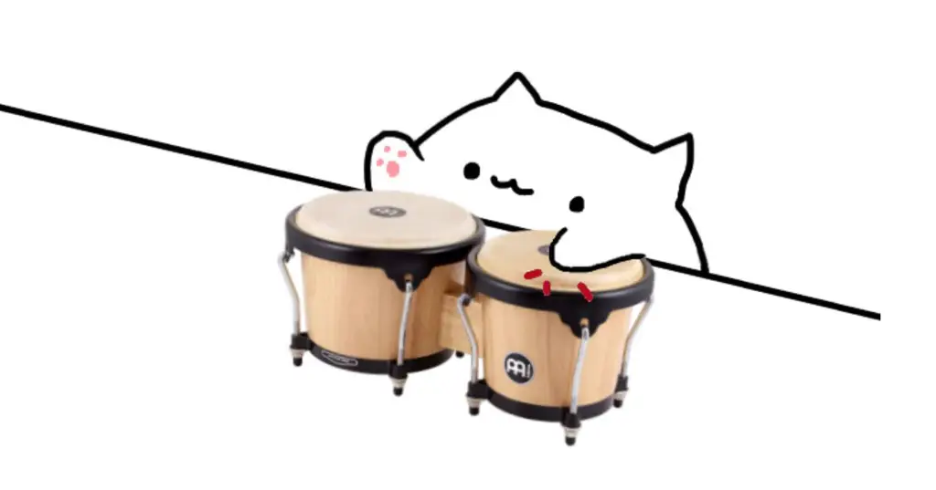 Berbagai variasi meme Bongo Cat