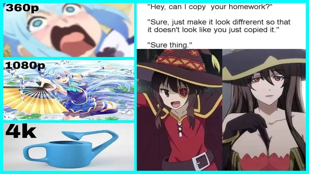 Meme lucu tentang Konosuba