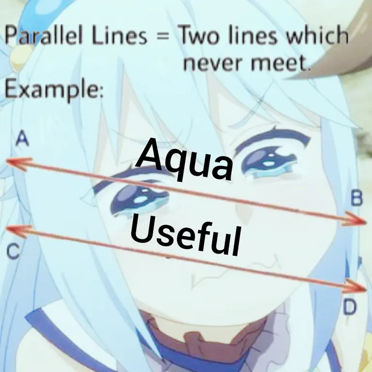 Meme Konosuba yang menghibur Meme lucu tentang Konosuba