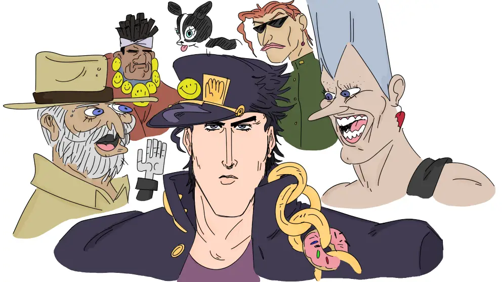 Meme-meme lucu dari JoJo's Bizarre Adventure Stardust Crusaders