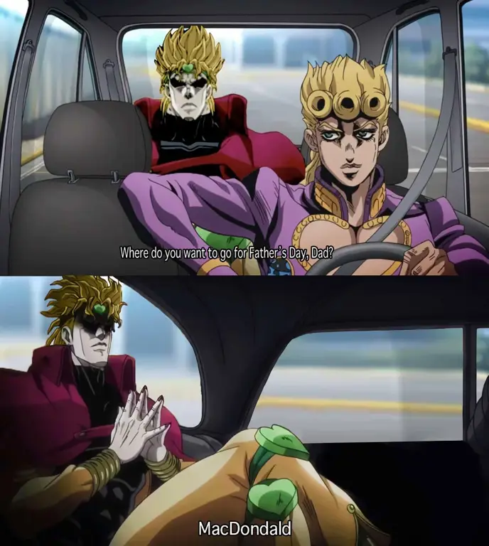 Gambar meme JoJo's Bizarre Adventure