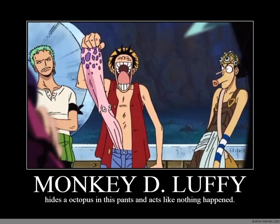 Meme-meme lucu Luffy One Piece