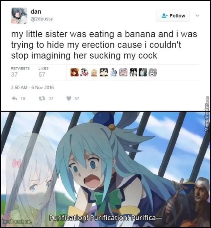 Gambar meme Konosuba