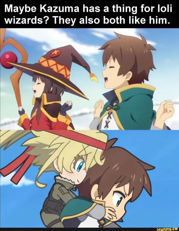 Gambar meme Konosuba