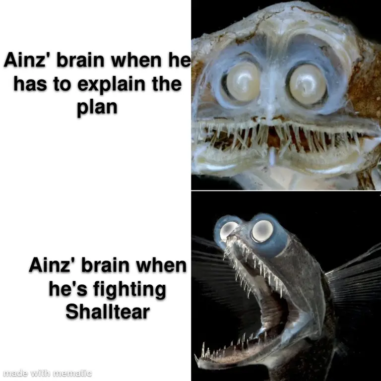 Meme reaksi penggemar terhadap Overlord Season 4 Episode 3 Gambar meme reaksi penggemar Overlord Season 4