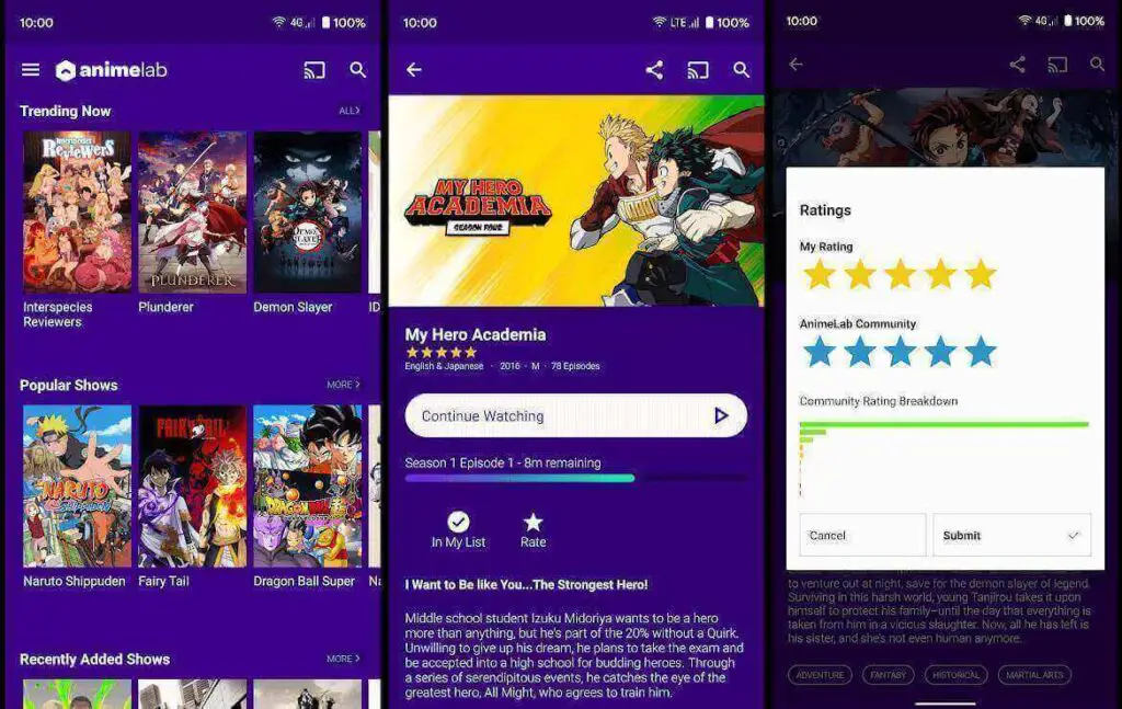 Berbagai aplikasi streaming anime di smartphone