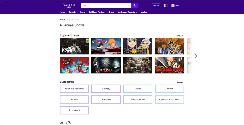 Perbandingan berbagai layanan streaming anime legal