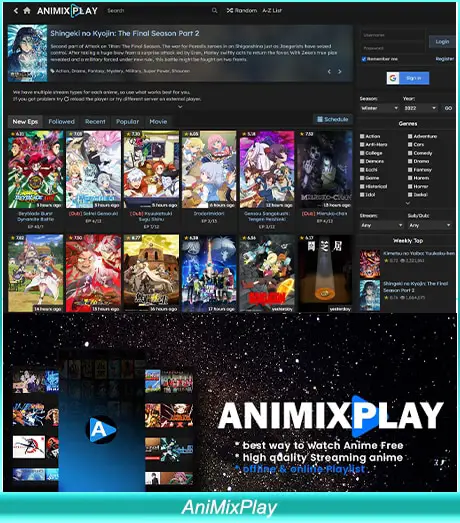 Tabel perbandingan situs streaming anime