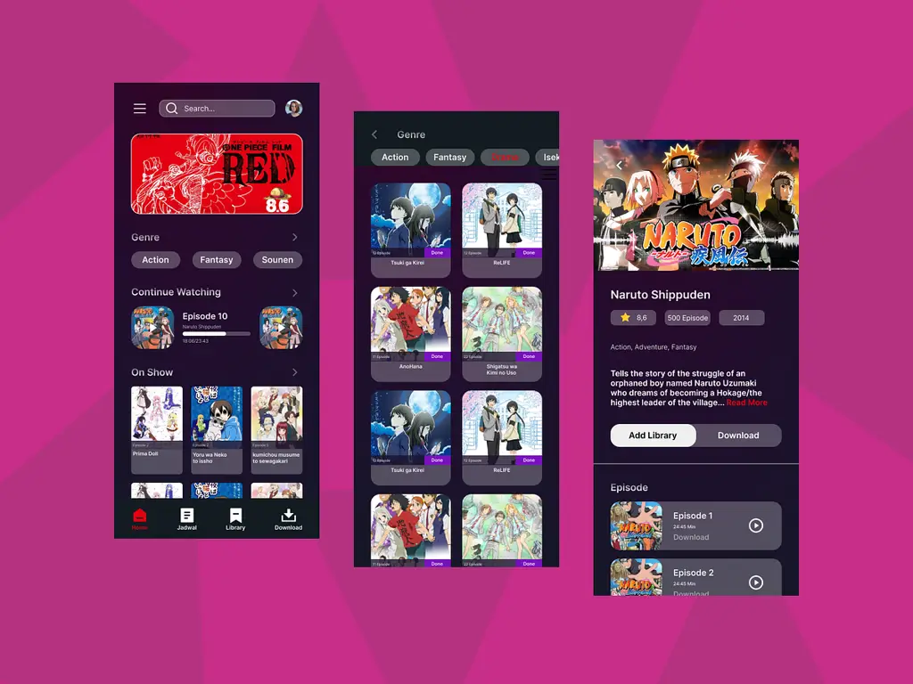 Perbandingan berbagai platform streaming anime