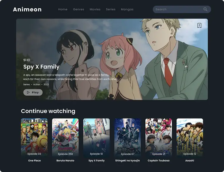 Logo berbagai platform streaming anime