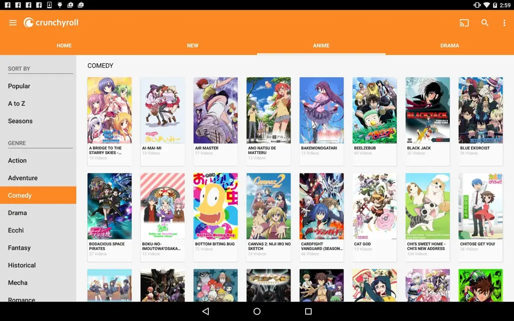 Perbandingan antar platform streaming anime