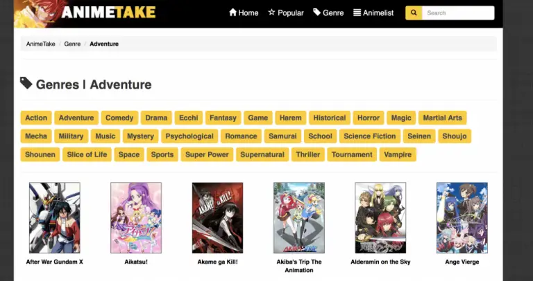 Perbandingan situs streaming anime