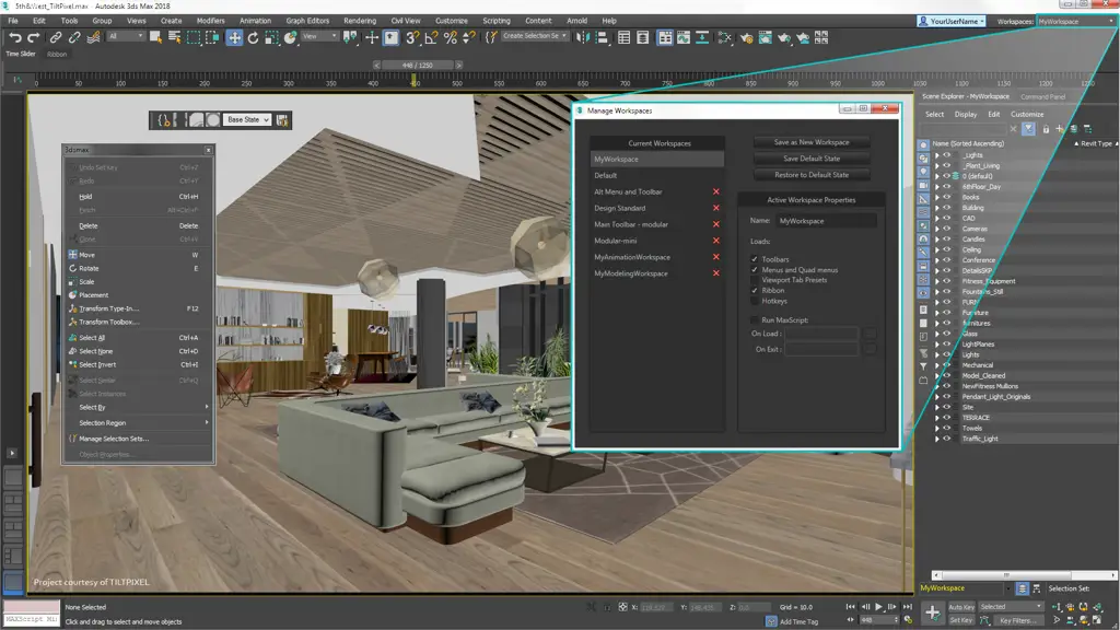 Antarmuka software pemodelan 3D untuk membuat karakter chibi