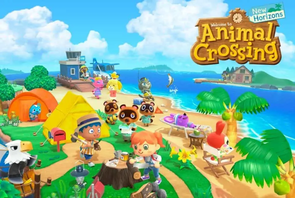 Gambar Pemain Animal Crossing Menangkap Serangga