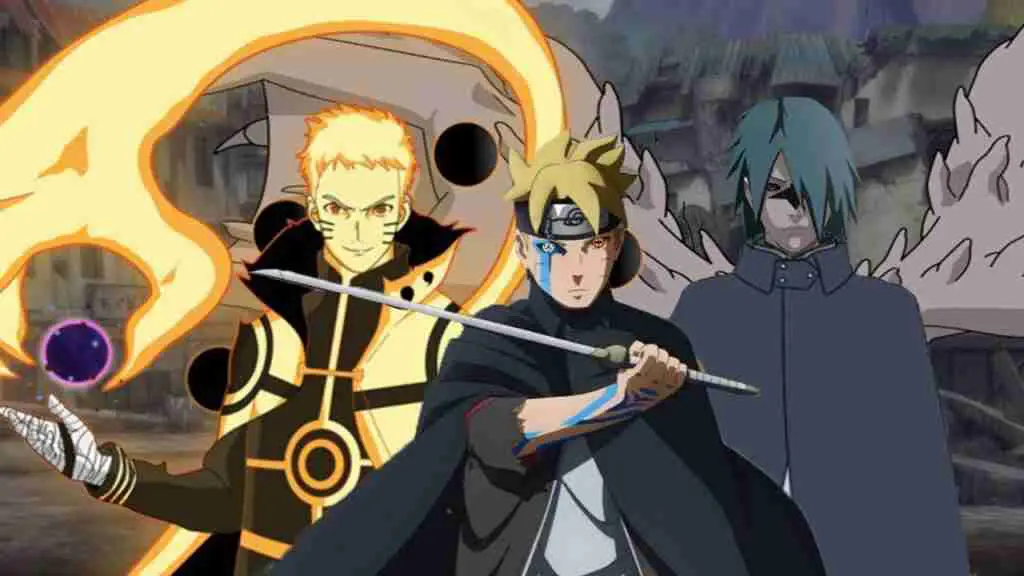 Cuplikan gambar dari Boruto episode 198