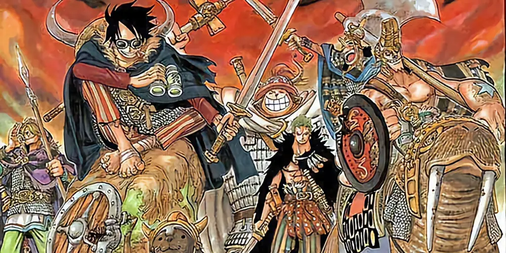 Cuplikan gambar dari anime One Piece episode 1090