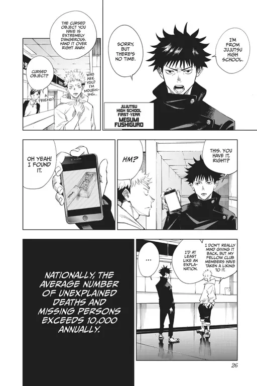 Sampul Chapter 261 Jujutsu Kaisen