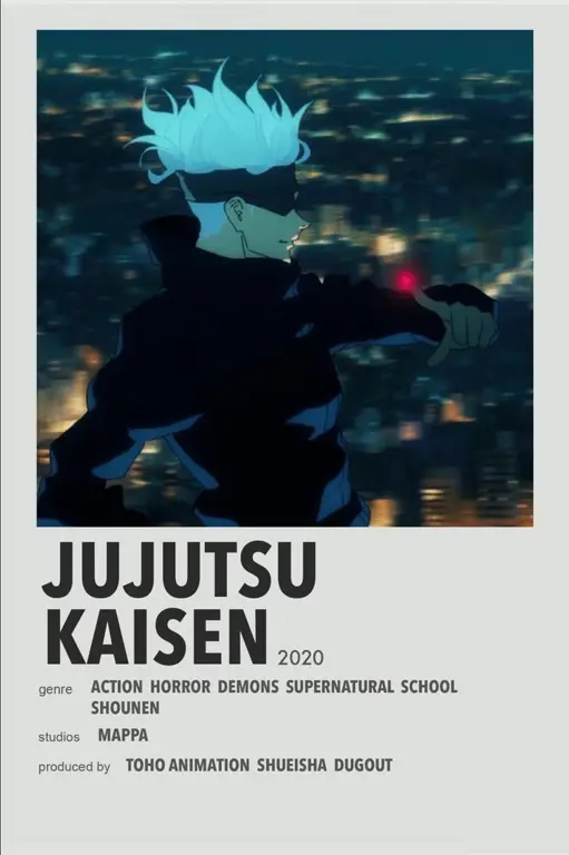 Poster film anime dengan gaya yang menarik