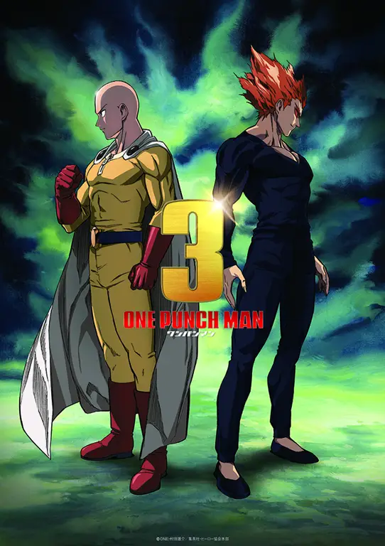 Gambar pengumuman atau poster One Punch Man Season 3