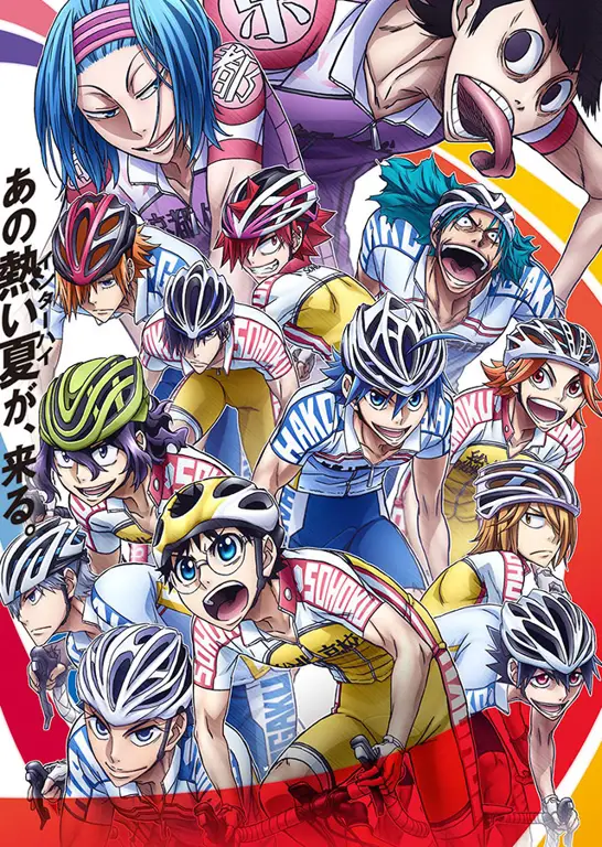 Poster anime Yowamushi Pedal