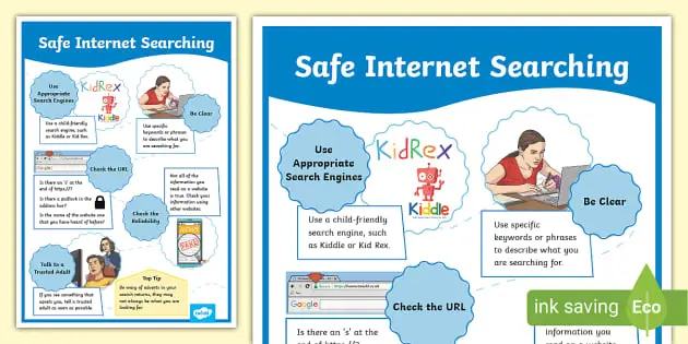 Seseorang sedang mencari informasi di internet