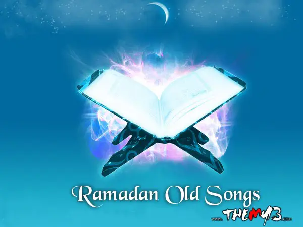 Ilustrasi orang sedang mendownload lagu ramadhan