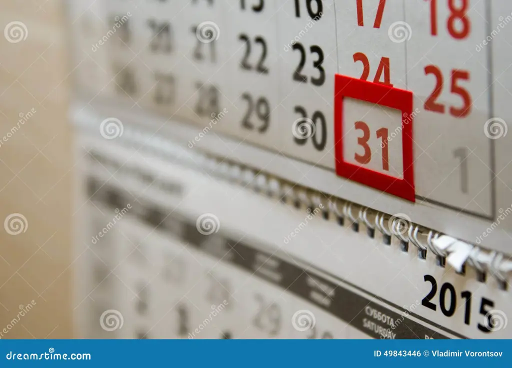 Gambar kalender yang menunjukkan tanggal hari ini