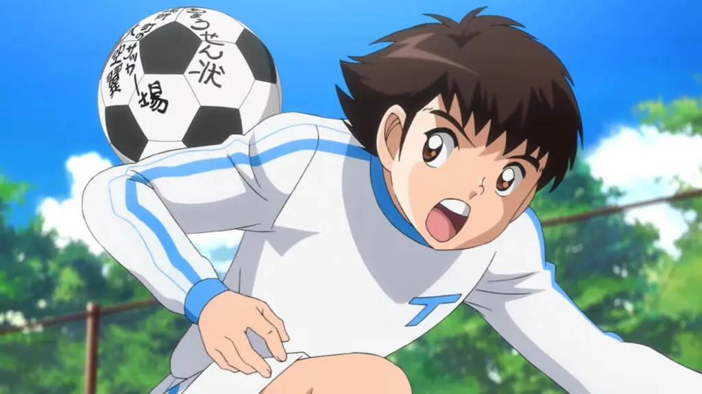 Gambar cuplikan anime Captain Tsubasa