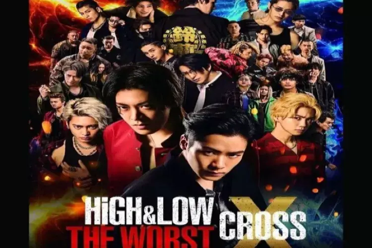 Poster film High and Low The Worst X Cross