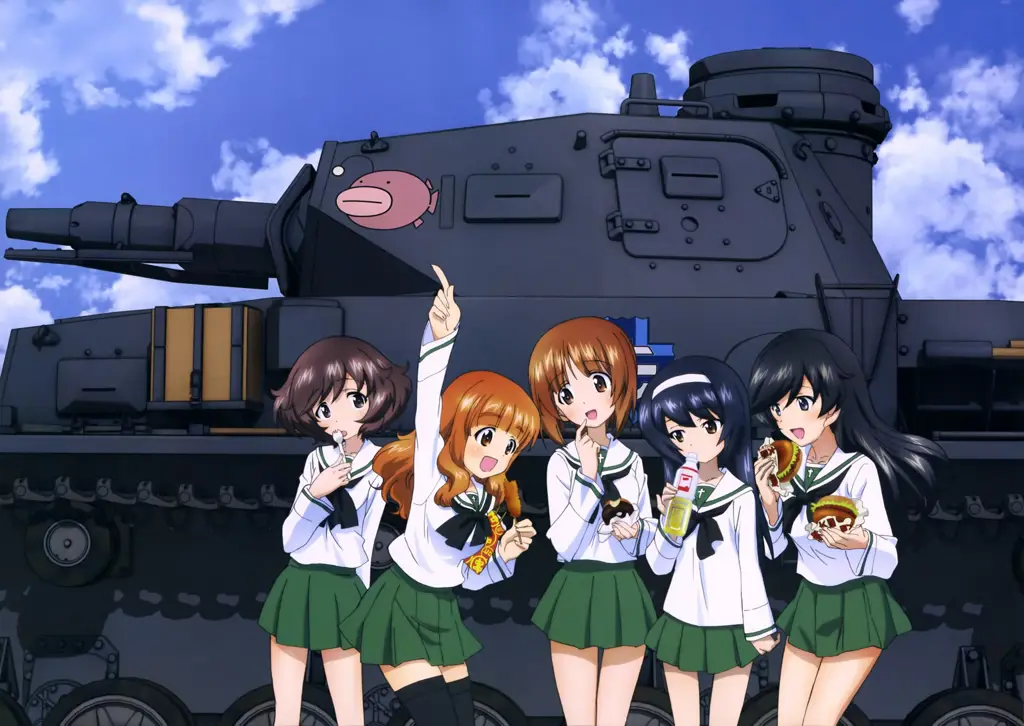 Screenshot anime Girls und Panzer