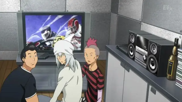 Menikmati Anime Bersama Gambar para karakter anime menonton anime