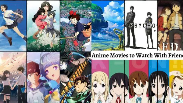 Menonton anime bersama teman-teman