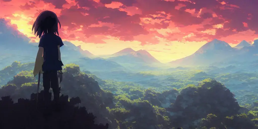 Menikmati Anime Bersama Gambar karakter anime menonton anime
