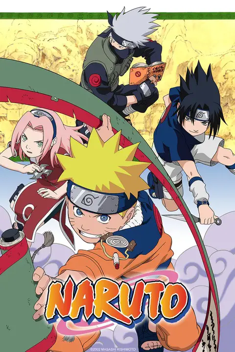 Gambar seseorang menonton anime Naruto