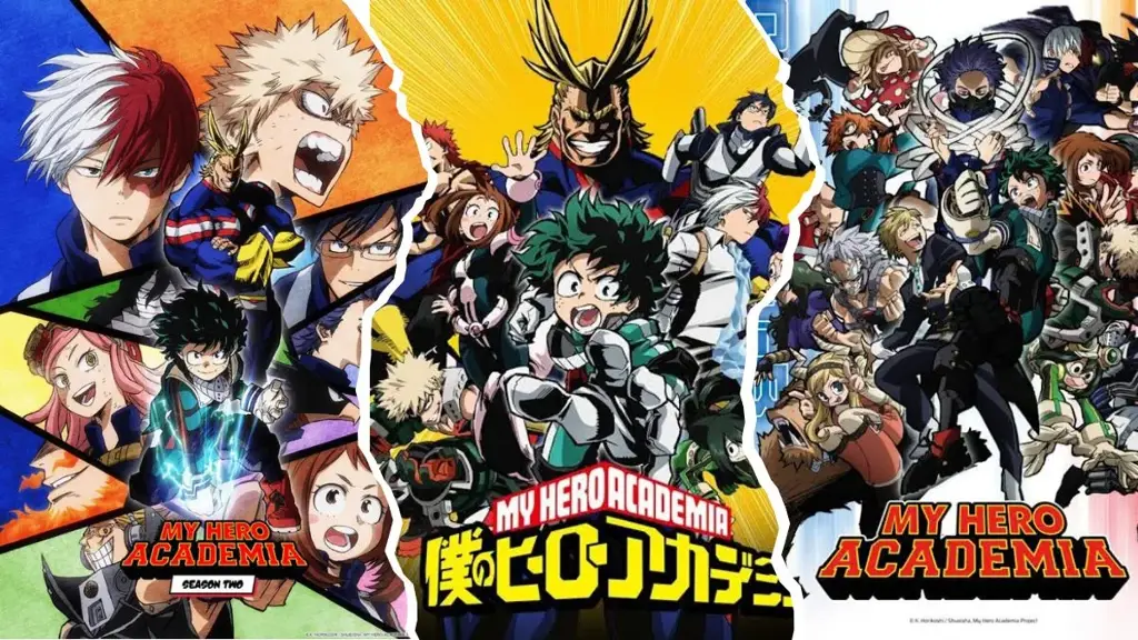 Karakter-karakter My Hero Academia menonton anime bersama