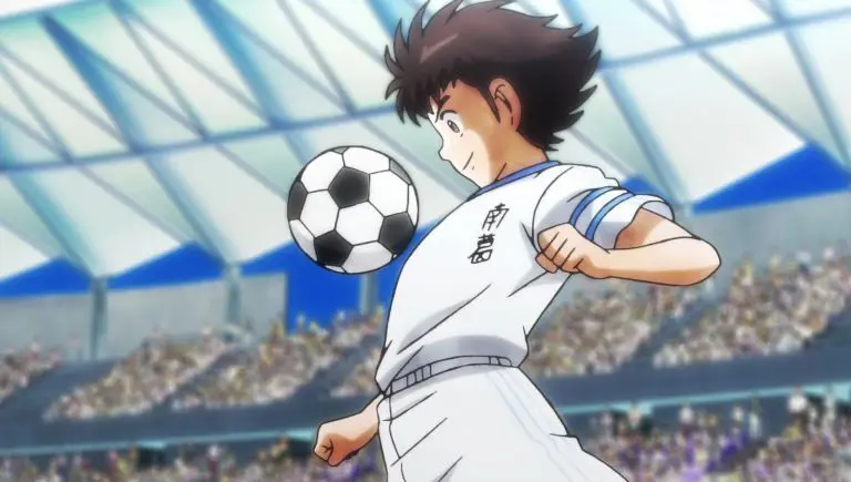 Gambar cuplikan Anime Captain Tsubasa dari situs Animeindo