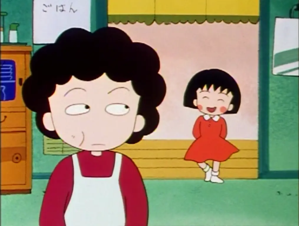 Gambar pesta nonton Chibi Maruko-chan bersama teman-teman