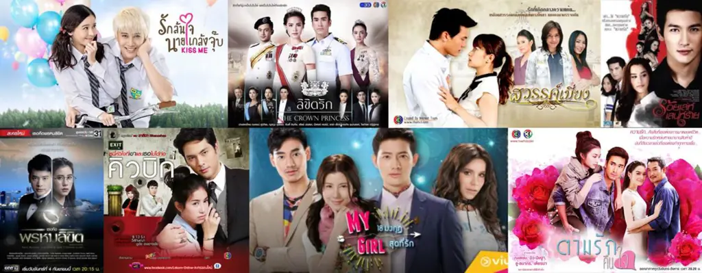 Gambar seseorang menonton drama Thailand dengan subtitle