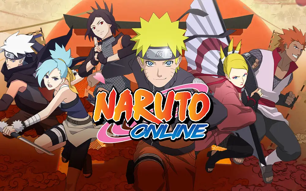 Gambar seseorang menonton anime Naruto