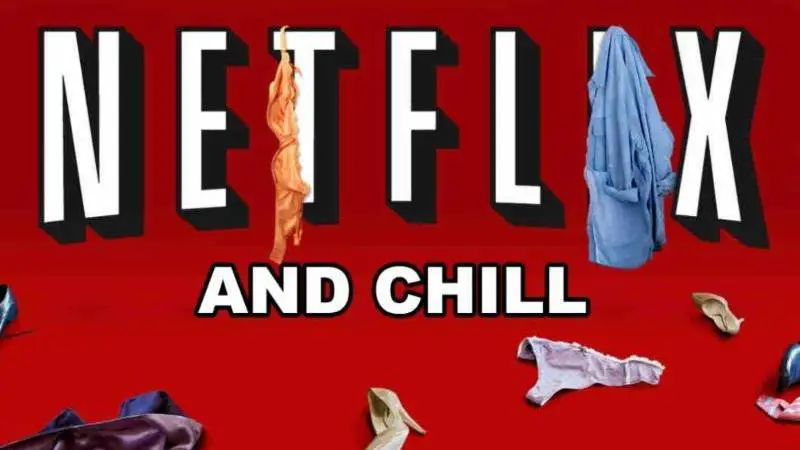 Gambar orang menonton film di Netflix