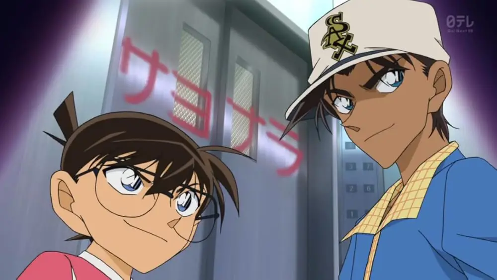 Adegan menonton film Detective Conan
