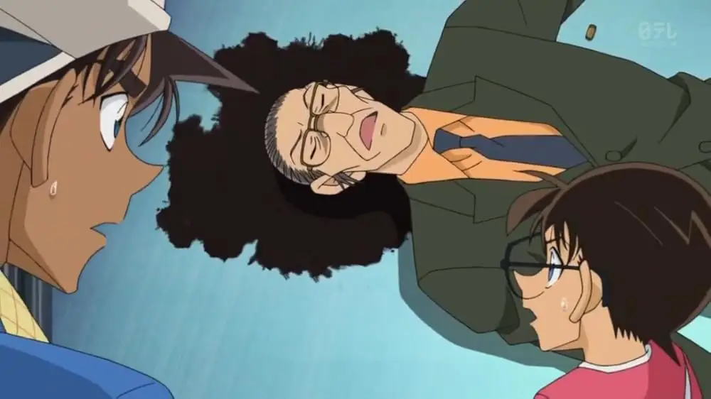 Menikmati film Detective Conan Adegan menonton film Detective Conan