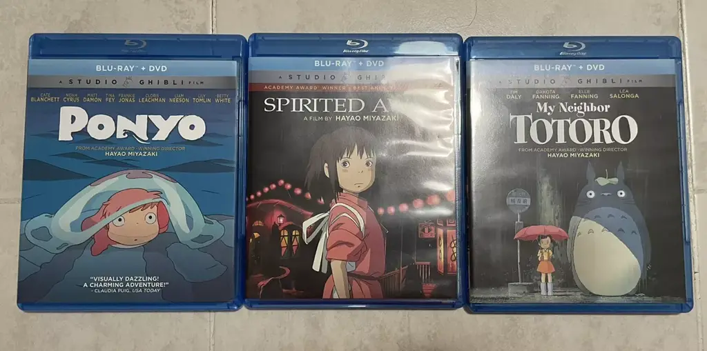 Koleksi DVD film Studio Ghibli