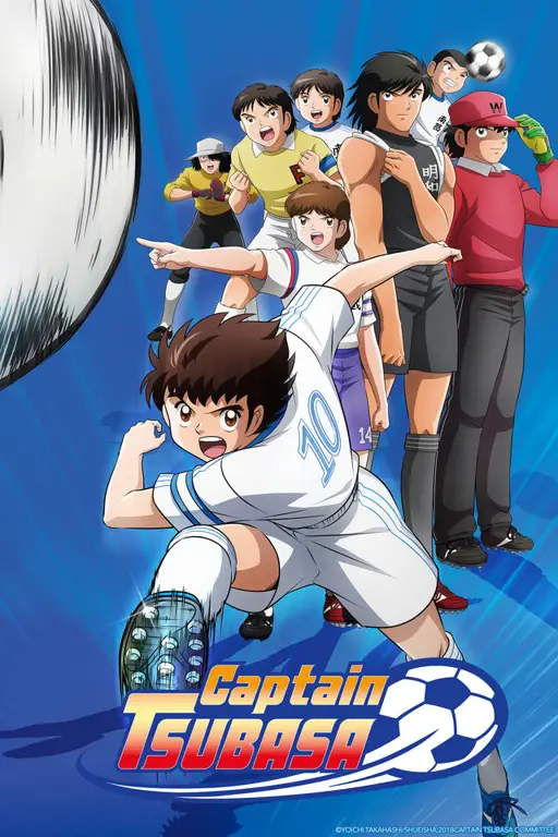 Gambar cuplikan anime Captain Tsubasa