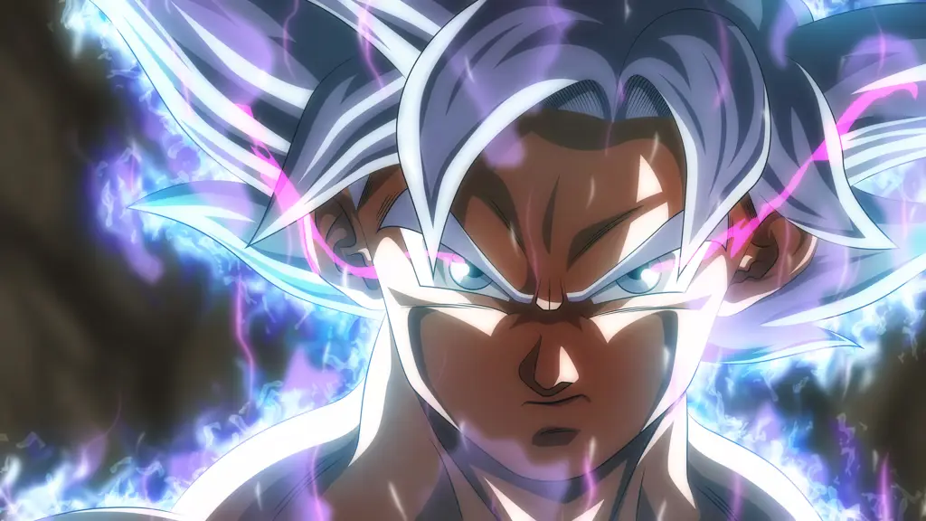 Screenshot anime Dragon Ball Super dengan subtitle Indonesia