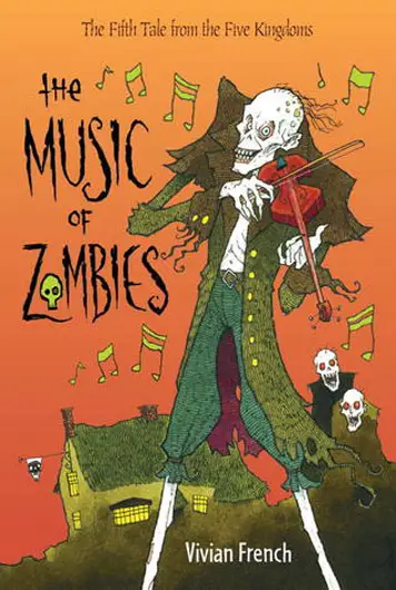 Gambar zombie yang sedang menikmati musik